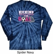 Kicking Breast Cancer is Our Goal Long Sleeve Tie Dye Shirt