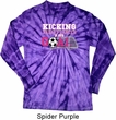 Kicking Breast Cancer is Our Goal Long Sleeve Tie Dye Shirt