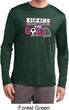 Kicking Breast Cancer is Our Goal Mens Dry Wicking Long Sleeve Shirt