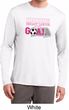 Kicking Breast Cancer is Our Goal Mens Dry Wicking Long Sleeve Shirt