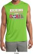 Kicking Breast Cancer is Our Goal Mens Sleeveless Moisture Wicking