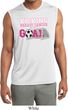 Kicking Breast Cancer is Our Goal Mens Sleeveless Moisture Wicking