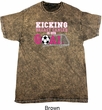 Kicking Breast Cancer is Our Goal Mineral Tie Dye Shirt