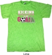 Kicking Breast Cancer is Our Goal Mineral Tie Dye Shirt