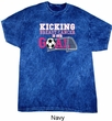 Kicking Breast Cancer is Our Goal Mineral Tie Dye Shirt