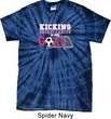 Kicking Breast Cancer is Our Goal Spider Tie Dye Shirt