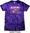Kicking Breast Cancer is Our Goal Spider Tie Dye Shirt