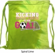 Kicking Breast Cancer is Our Goal Tie Dye Bag