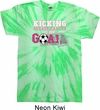 Kicking Breast Cancer is Our Goal Twist Tie Dye Shirt