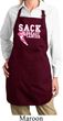 Kicking Breast Cancer Ladies Full Length Apron with Pockets