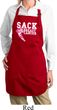 Kicking Breast Cancer Ladies Full Length Apron with Pockets