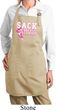 Kicking Breast Cancer Ladies Full Length Apron with Pockets