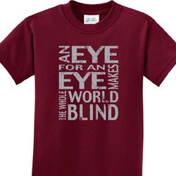 Kids An Eye for an Eye Youth T-shirt