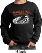Kids Biker Sweatshirt Smoke Em Sweat Shirt