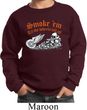 Kids Biker Sweatshirt Smoke Em Sweat Shirt