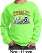 Kids Biker Sweatshirt Smoke Em Sweat Shirt