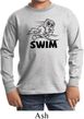 Kids Black Penguin Power Swim Youth Long Sleeve