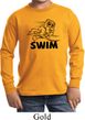 Kids Black Penguin Power Swim Youth Long Sleeve
