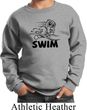 Kids Black Penguin Power Swim Youth Sweatshirt