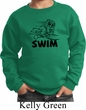 Kids Black Penguin Power Swim Youth Sweatshirt