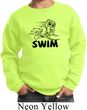 Kids Black Penguin Power Swim Youth Sweatshirt