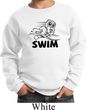 Kids Black Penguin Power Swim Youth Sweatshirt