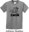 Kids Black Penguin Power Swim Youth T-shirt