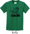 Kids Black Penguin Power Swim Youth T-shirt