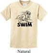 Kids Black Penguin Power Swim Youth T-shirt