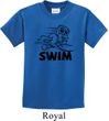 Kids Black Penguin Power Swim Youth T-shirt