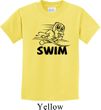 Kids Black Penguin Power Swim Youth T-shirt