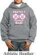Kids Breast Cancer Awareness Hoodie Protect 2nd Base Hoody