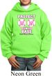 Kids Breast Cancer Awareness Hoodie Protect 2nd Base Hoody
