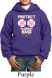 Kids Breast Cancer Awareness Hoodie Protect 2nd Base Hoody