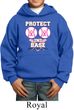 Kids Breast Cancer Awareness Hoodie Protect 2nd Base Hoody
