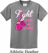 Kids Breast Cancer Awareness Shirt Fight For a Cure Tee T-Shirt