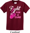 Kids Breast Cancer Awareness Shirt Fight For a Cure Tee T-Shirt