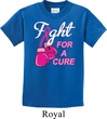 Kids Breast Cancer Awareness Shirt Fight For a Cure Tee T-Shirt