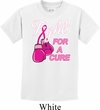 Kids Breast Cancer Awareness Shirt Fight For a Cure Tee T-Shirt