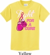 Kids Breast Cancer Awareness Shirt Fight For a Cure Tee T-Shirt