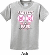 Kids Breast Cancer Awareness Shirt Protect 2nd Base Tee T-Shirt
