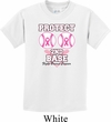 Kids Breast Cancer Awareness Shirt Protect 2nd Base Tee T-Shirt