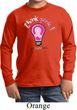 Kids Breast Cancer Awareness Shirt Think Pink Long Sleeve Tee T-Shirt