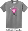 Kids Breast Cancer Awareness Shirt Think Pink Tee T-Shirt