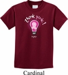 Kids Breast Cancer Awareness Shirt Think Pink Tee T-Shirt