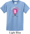Kids Breast Cancer Awareness Shirt Think Pink Tee T-Shirt