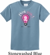 Kids Breast Cancer Awareness Shirt Think Pink Tee T-Shirt