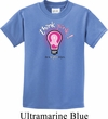 Kids Breast Cancer Awareness Shirt Think Pink Tee T-Shirt
