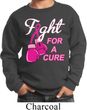 Kids Breast Cancer Awareness Sweatshirt Fight For a Cure Sweat Shirt