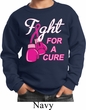 Kids Breast Cancer Awareness Sweatshirt Fight For a Cure Sweat Shirt